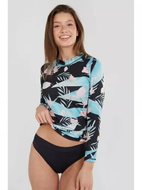 Fundango Joyce Long Sleeve Rashguard for women in dark blue 3
