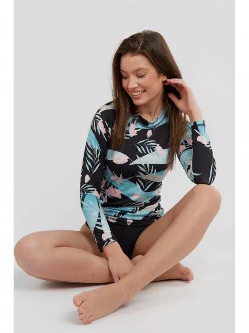 Fundango Joyce Long Sleeve Rashguard for women in dark blue 5