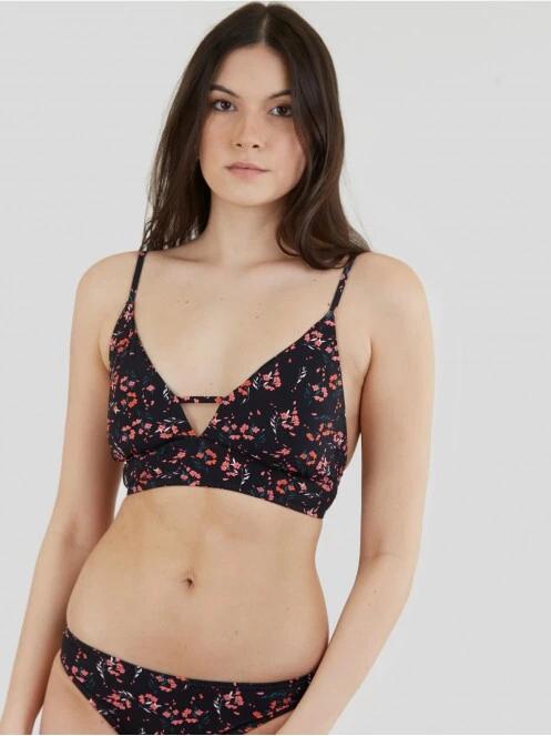 Fundango Sahara V-neck Cami Top for women in black 2