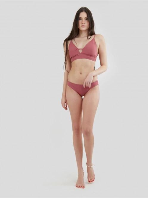 Fundango Sahara V-neck Cami Top for women in magenta 4