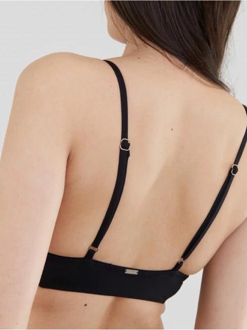 Fundango Sahara V-neck Cami Top for women in black 6