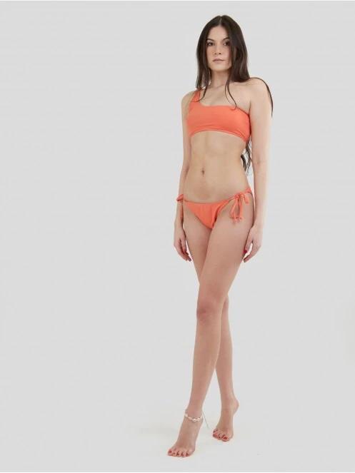 Fundango Madison One Shoulder Top for women in orange 4