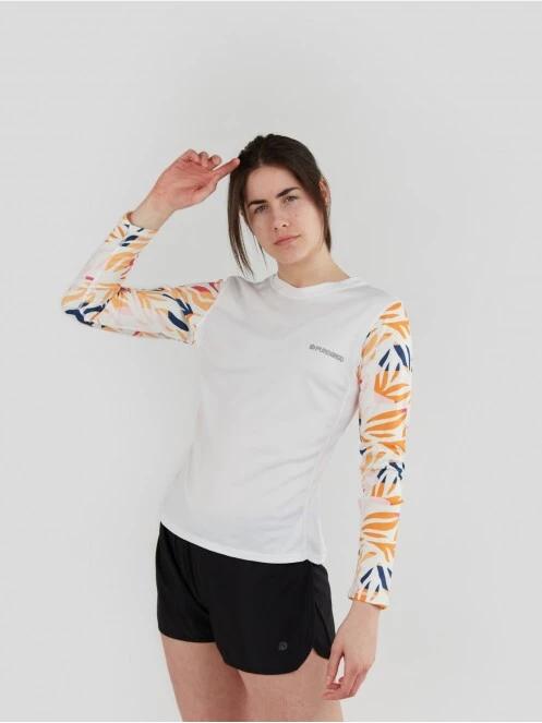 Fundango Loren Long Sleeve Rashguard for women in white 2