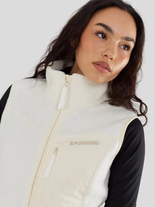 Fundango Natalia Vest for women in white 6