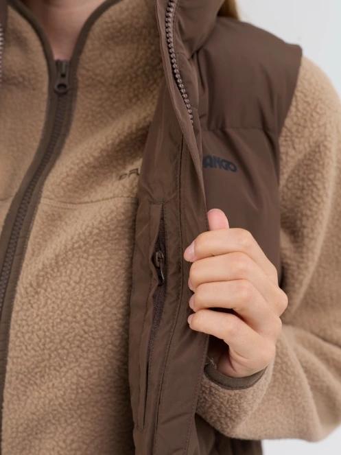 Fundango Keira Padded Vest for women in brown 7