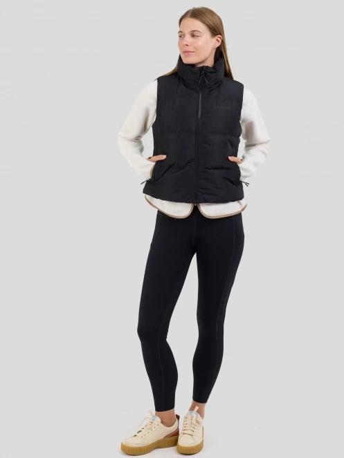 Fundango Keira Padded Vest for women in black 5