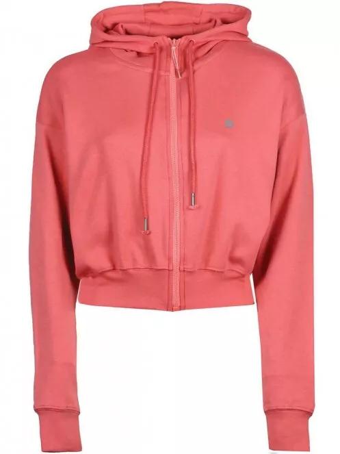 Fundango Draug Crop Hoodie for women in magenta 5