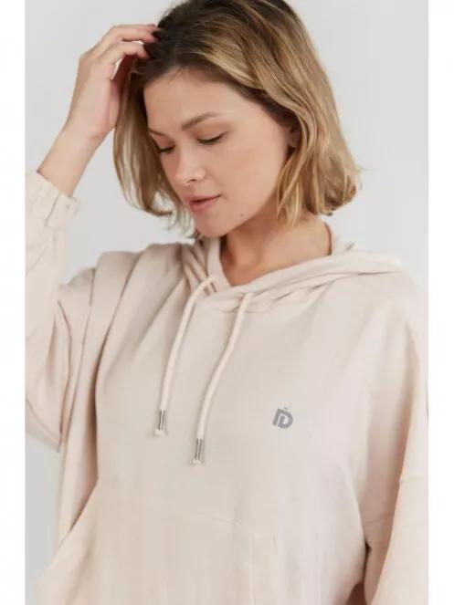 Fundango Echo Loose Hoodie for women in sand 4