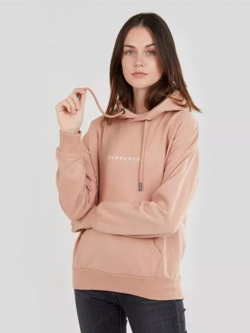 Fundango Haley Hooded Sweatshirt for women in pink 2