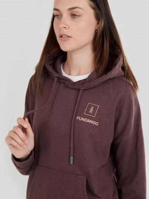 Fundango Haley Hooded Sweatshirt for women in purple 4