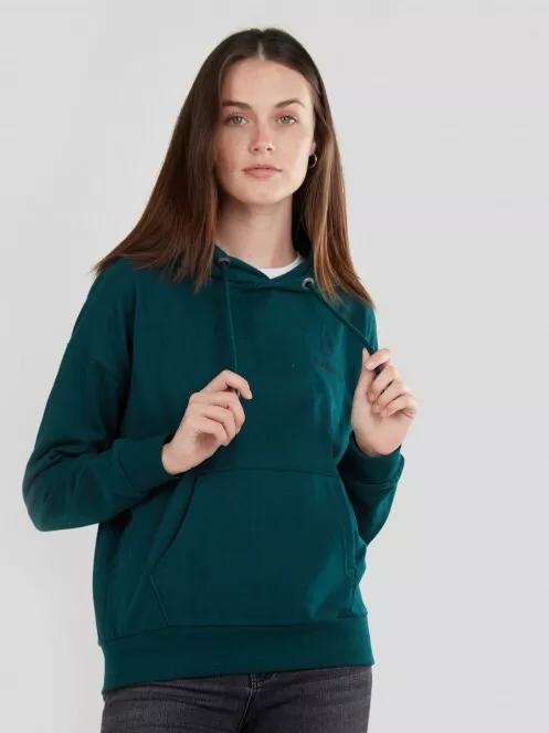 Fundango Haley Hooded Sweatshirt for women in green 2