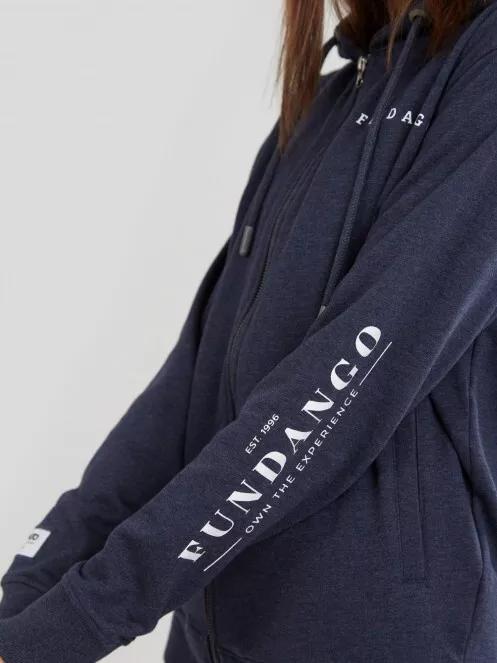 Fundango Neraly Hooded Sweatshirt for women in blue 5