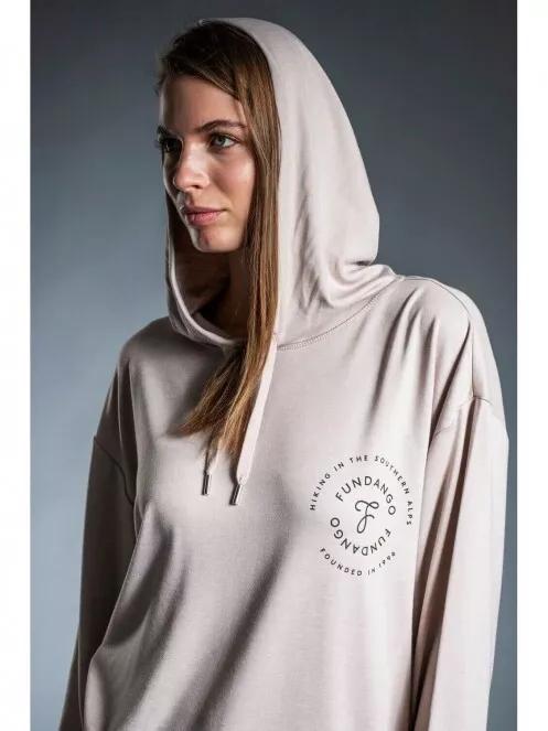 Fundango RICHMOND Hooded Pullover for women in sand 2