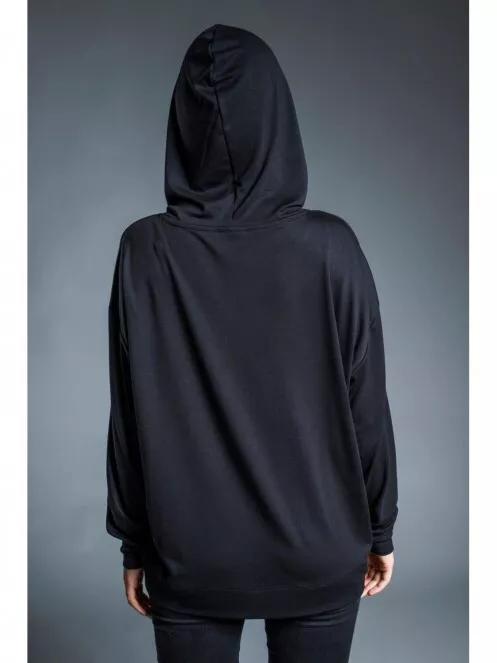 Fundango RICHMOND Hooded Pullover for women in black 5
