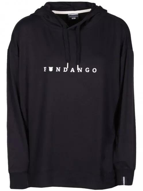 Fundango RICHMOND Hooded Pullover for women in black 6