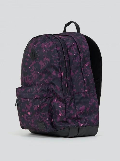 Fundango Plain Backpack for women in purple 3