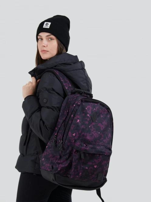 Fundango Plain Backpack for women in purple 5