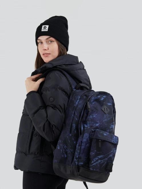 Fundango Plain Backpack in blue 2