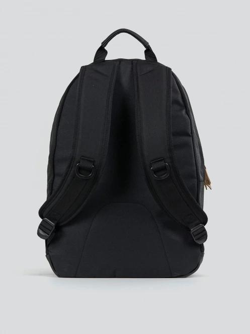 Fundango Plain Backpack in black 4