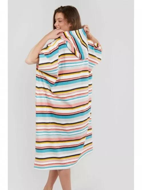 Amarante Surf Poncho women bathrobe multicolor