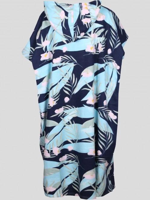 Fundango Amarante Surf Poncho for women in blue 7