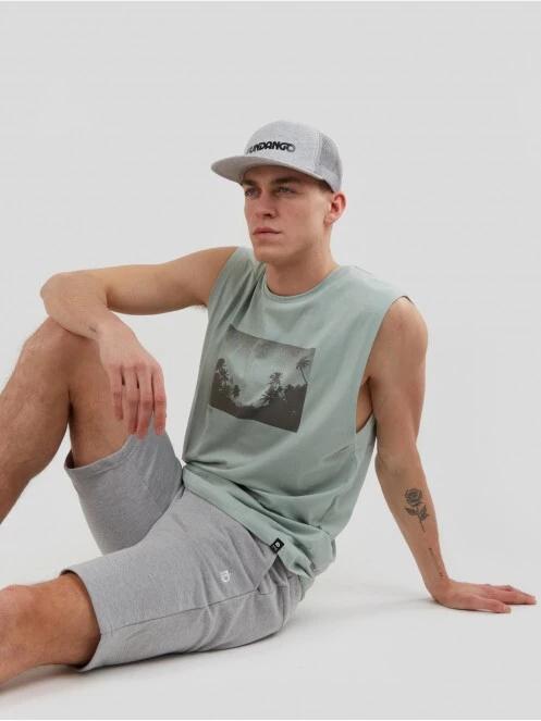 Fundango Nevis Snapback Trucker Hat in grey 5