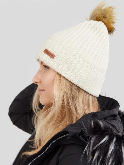 Fundango Merna Beanie for women in white 4
