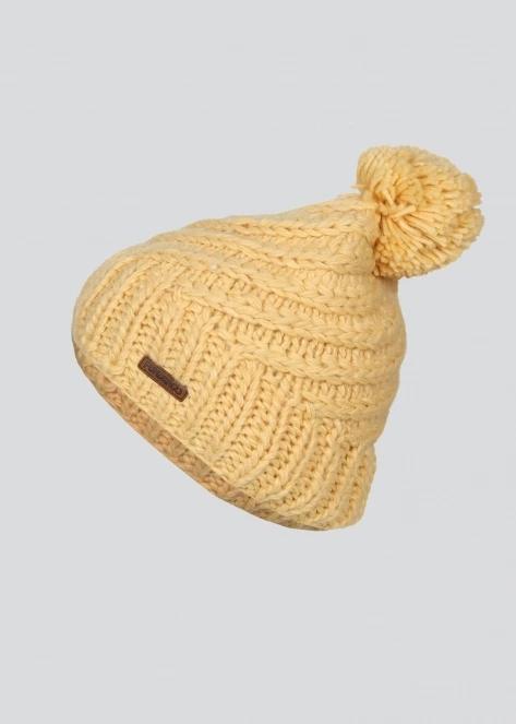 Fundango Glen Beanie for women in yellow 2