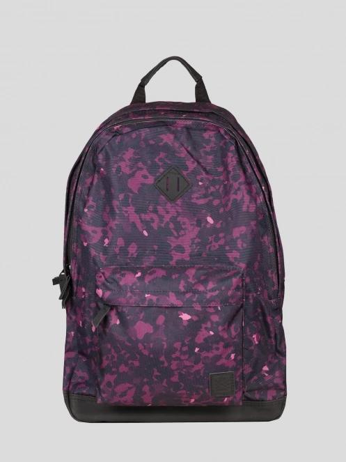 Fundango Plain Backpack for women in purple 2