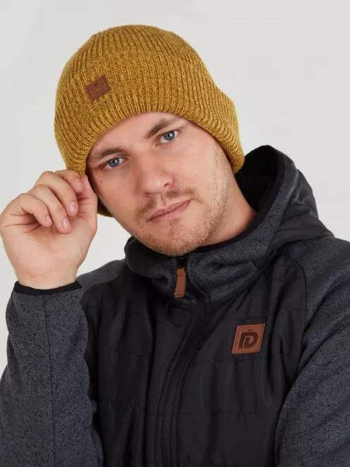 Fundango Owen Beanie for men in yellow 3