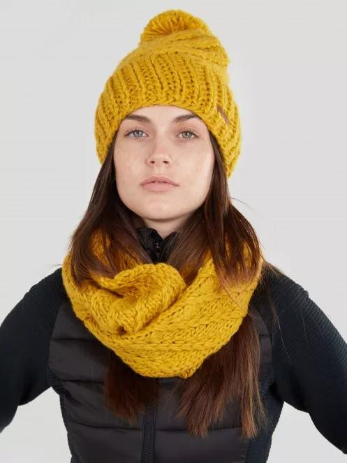 Fundango GLEN Beanie for women in yellow 3
