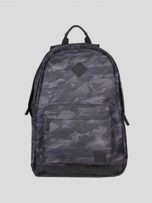 Fundango Plain Backpack in black 2