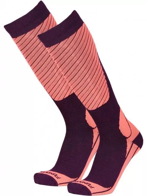 Fundango SKI Socks in magenta 2