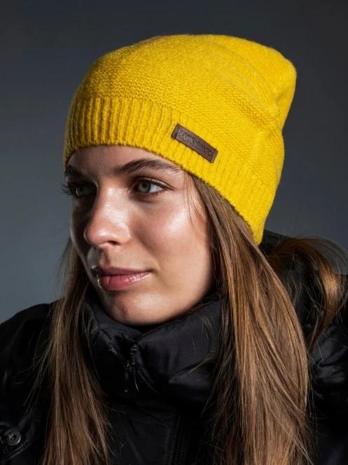 Fundango NARA Beanie for men in yellow 3