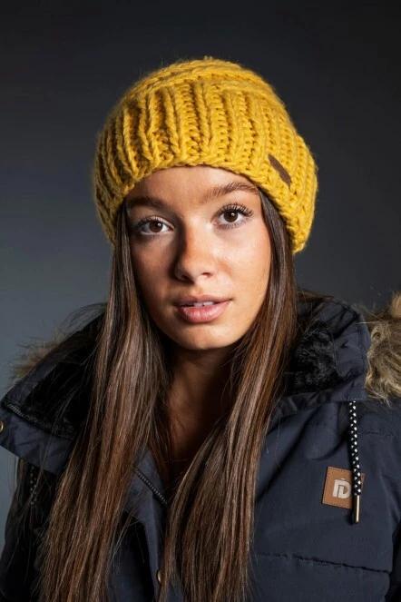 Fundango GLEN Beanie for women in yellow 4