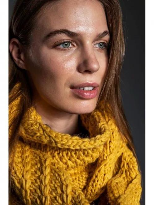 Fundango GLEN Scarf for women in yellow 4