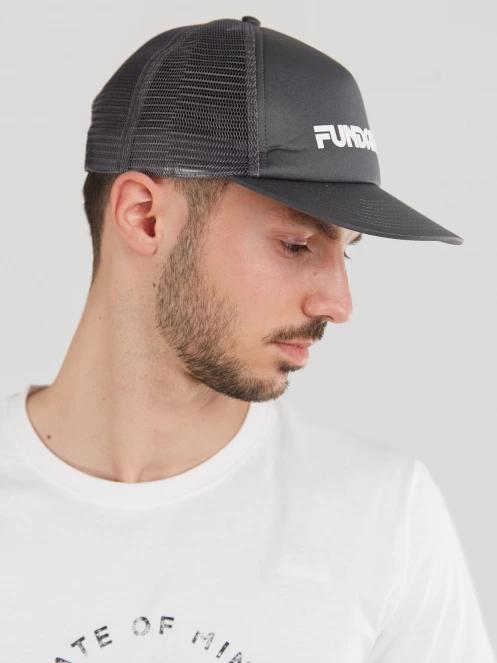 Fundango Nevis Snapback Trucker Hat for men in grey 6