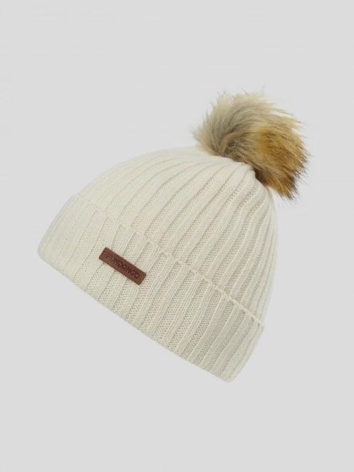 Fundango Merna Beanie for women in white 2