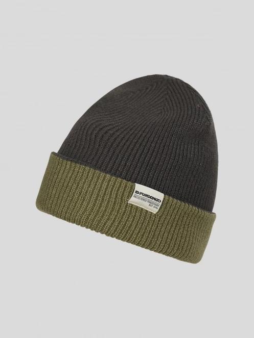 Fundango Duplex Reversible Beanie in black 2