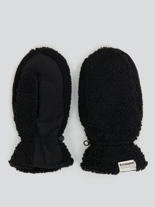 Fundango Teddy Gloves for women in black 2