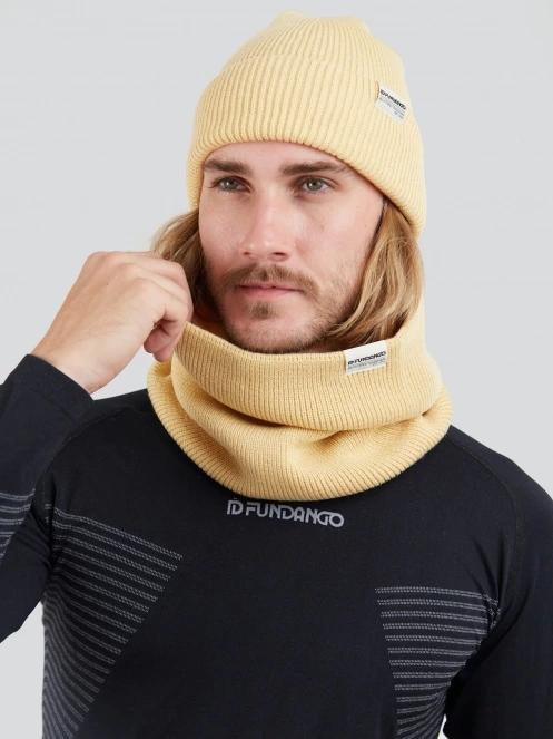 Fundango Tara Neckwarmer in yellow 4