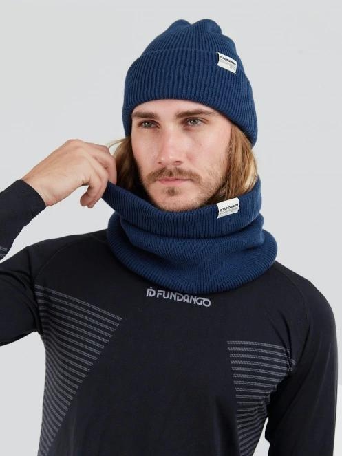 Fundango Tara Neckwarmer for men in dark blue 4