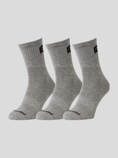Fundango Sport 3 Pack Socks for men in grey 2