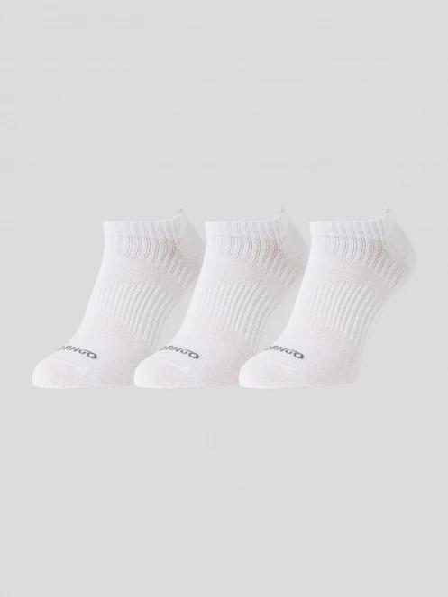Fundango Noshow Sport 3 Pack Socks for men in white 2