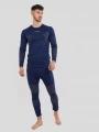 Fundango Seamless Baselayer Set for men in dark blue 1