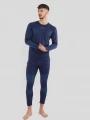 Fundango Seamless Baselayer Set for men in dark blue 1