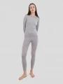 Fundango Seamless Baselayer Set for women in grey 1