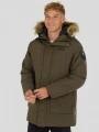Fundango Spirit II Parka Jacket for men in oliv 1