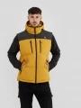 Fundango Laurel Padded Vest for men in yellow 1