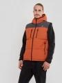 Fundango Laurel Padded Vest for men in red 1